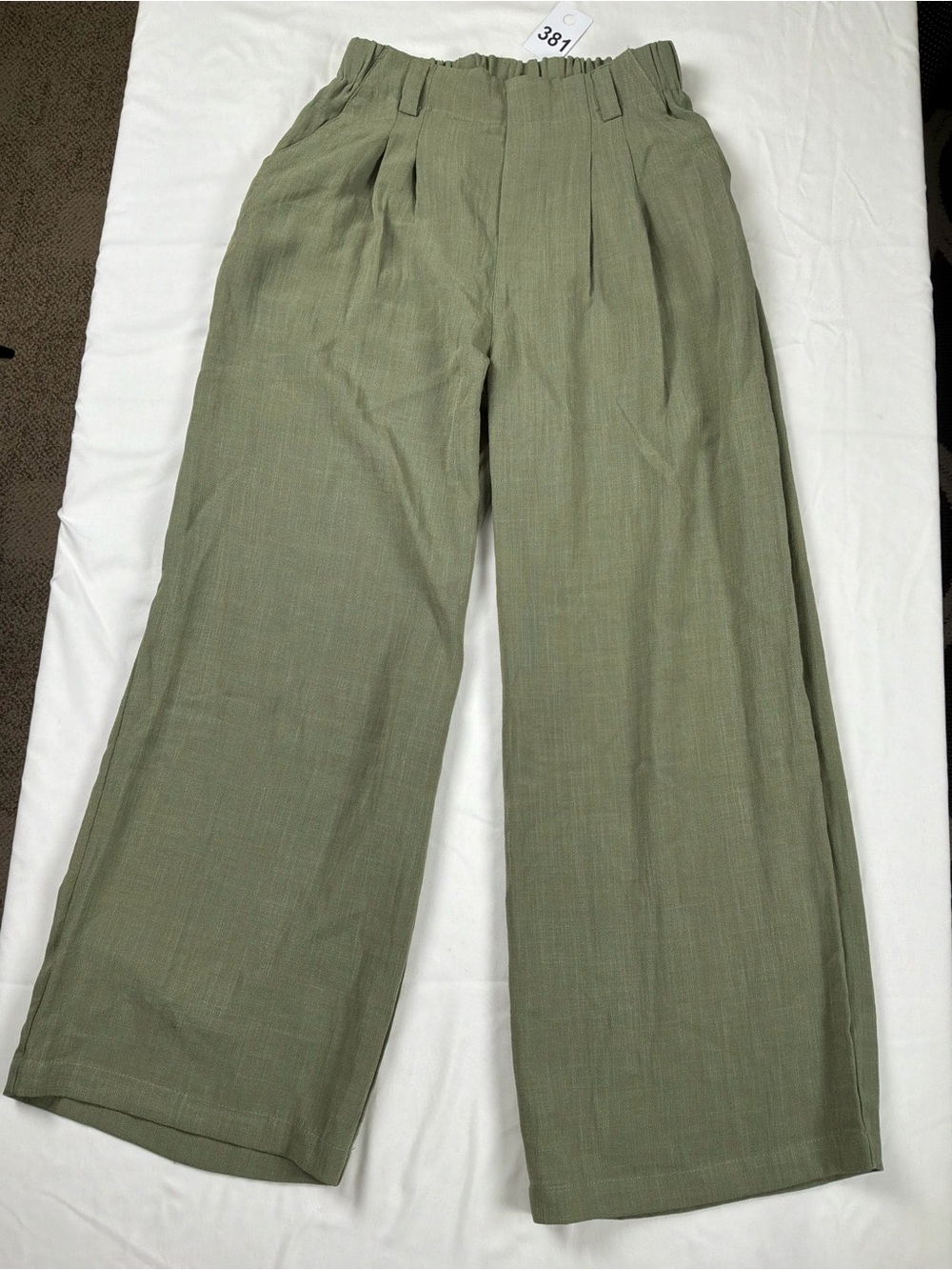 HALARA Olive Green Wide-Leg Women's Pants